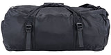Hopsooken 50L Packable Travel Duffle Bag Waterproof Foldable Sport Gym Bag Nylon (Black)