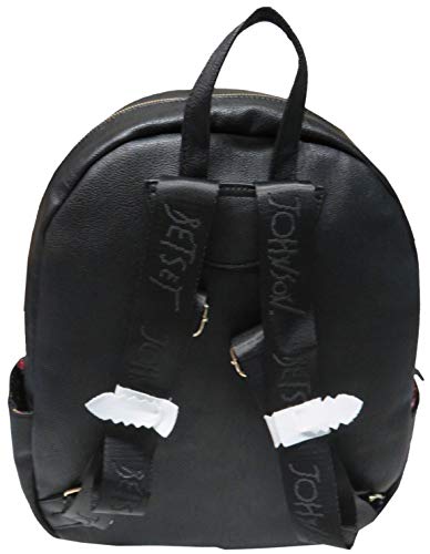betsey johnson leather backpack Vegan Quilted Rhinestone Mini Clear PVC mini backpack Jewel embellishments Outside zipper pocket Top handle Silver hardware Adjustable straps 10.5inH x 8inW x 5inD Betsey Johnson Backpacks - New