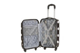 Rockland Luggage 20 Inch Carry On, Black Dot, Medium