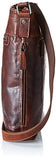 Jack Georges Mens Voyager Crossbody Bag in Brown