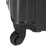 U.S. Traveler 2-Piece USB Port Ez-Charge Spinner Set, Black