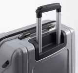 Zero Halliburton Geo Polycarbonate 26 Inch 4 Wheel Spinner Travel Case, Silver, One Size