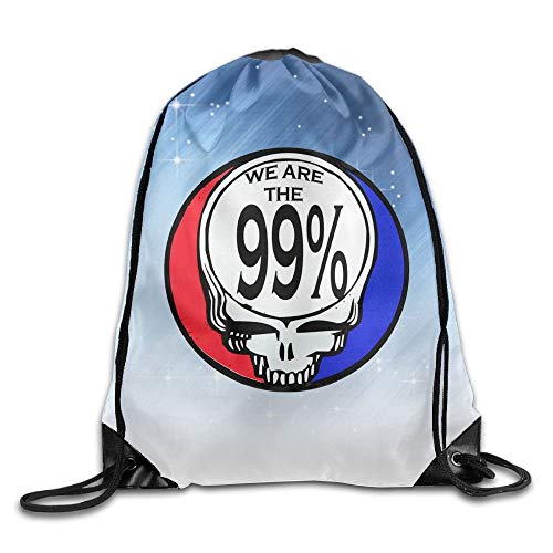 GBMVN Grateful Dead Logo Unisex Drawstring Gym Sack Sport Bag