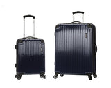 Rockland Santorini 20X28 Inch Expandable Polycarbonate Set, Navy