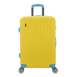 The Yellow Brio Thick Rib 3-Piece Hardside Spinner Luggage Set