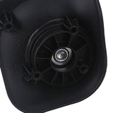 BQLZR Black Left&Right Lightweight Luggage Universal Wheels Accessories Pack of 2