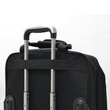 Olympia Luggage Deluxe Rolling Tote, Black, One Size