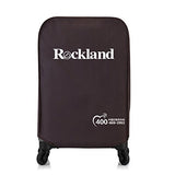Rockland Barcelona 3 Polycarbonate/Abs 6 Pc. Travel Set And Luggage Cover, Silver