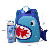NOHOO Toddler Backpack Kids Backpack Cute Animal Schoolbag Waterproof Ocean Backpack for Baby Boys Girls Age 3 to 6 (Big Mouth Fish)