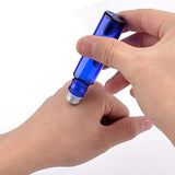 24 Pack,10 Ml Blue Glass Roller Bottle Bottles With Removable Stainless Steel Roller