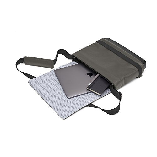 Moleskine Classic Slim Messenger Bag, Mud Grey