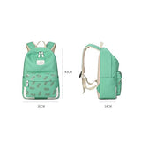 S Kaiko Flower Pattern Canvas Backpack Casual Daypacks School Backpack For Women And Men School Bag
