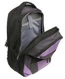 Samsonite Wheeled Laptop Backpack in Black-Bordeaux