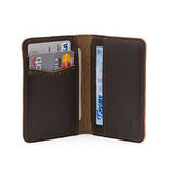 Saddleback Leather Front Pocket Bifold Wallet- 100% Full Grain Leather, Rfid Shielded Thin Bifold