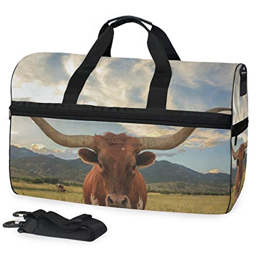 Texas Longhorn Cattle Tote Bag by Nnehring - Photos.com