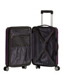 Rockland Star Trail Hardside Spinner Wheel Luggage, Purple, Carry-On 20-Inch