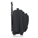 Solo Columbus 15.6 Inch Rolling Laptop Overnighter Case With Removable Sleeve, Black