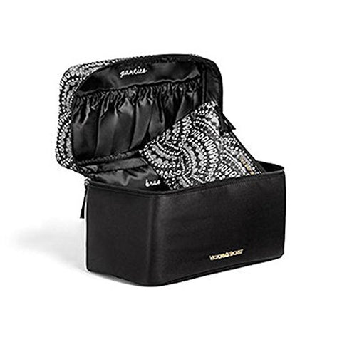 Victoria's Secret Lingeries Travel Case & Pouch Black