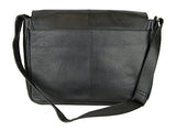 Latico Leathers Heritage Collection Front Flap Messenger , Authentic Luxury Leather, Designer