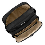 Baggallini Messenger Sling Organizer Shoulder Backpack Bag w Key Chain (Black/MES160)