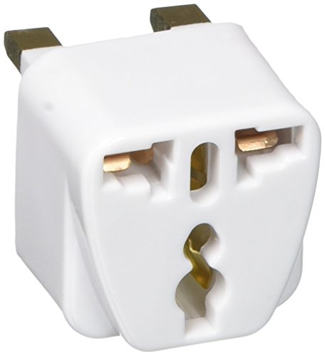 Design Go Uk Grounded Adaptor, White