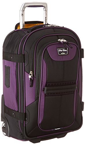 Travelpro Tpro Bold 2.0 22 Inch Expandable Rollaboard, Black/Purple, One Size
