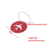 Carise Travel Aluminium Luggage Tags Suitcase Label Holder Name Address ID Baggage Tag
