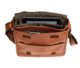 Mancini Messenger Style Tablet Bag in Black