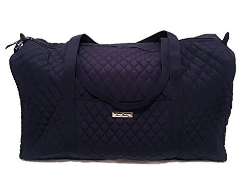 Vera Bradley Large Duffel Bag Micro Fiber Classic Navy