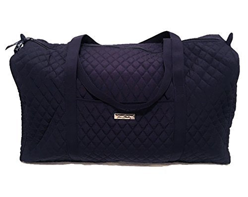 Vera Bradley Large Duffel Bag Micro Fiber Classic Navy