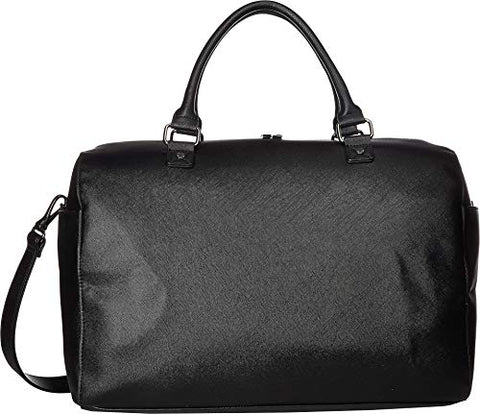 Deux Lux Demi Knapsack/Backpack/Vegan Leather W/ Duster Bag. White&Black-  New