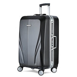 Unitravel Hardside Luggage Rolling Suitcase Lightweight Carry On Trunk with Spinner Wheels