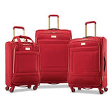 American Tourister Belle Voyage Softside Luggage with Spinner Wheels, Red, Carry-On 21-Inch