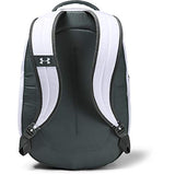 Under Armour Adult Hustle 4.0 Backpack , White (100)/Pitch Gray , One Size