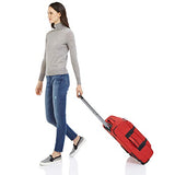 AmazonBasics Francis Wheeled Duffel, Red