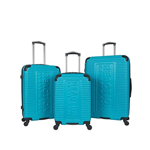 Kenneth Cole Reaction Mechanizer Teal Luggage Set with Carry-On, Checked and Large Case