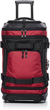 Amazonbasics Ripstop Wheeled Duffel, Red