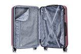 DUKAP Luggage Crypto Lightweight Hardside Spinner 28'' inches Rose Gold