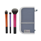 Real Techniques Cruelty Free Travel Essentials Set With Ultra Plush Custom Cut Synthetic
