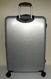 Bugatti Corium 30" Polycarbonate Lightweight 4 Wheel Spinner Luggage Silver