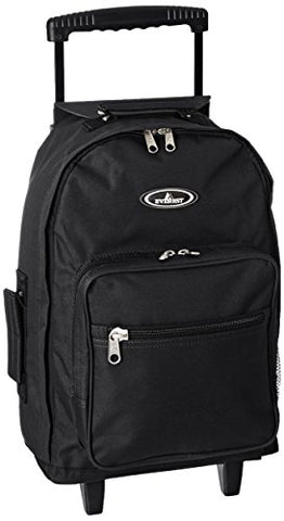 Everest Wheeled Backpack - Standard, Black, One Size