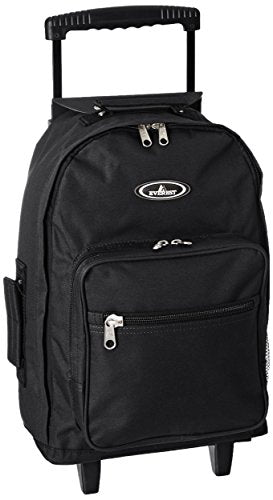 Everest Wheeled Backpack - Standard, Black, One Size