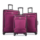 American Tourister Pop Max 3-Piece Softside (SP21/25/29) Luggage Set with Multi-Directional Spinner