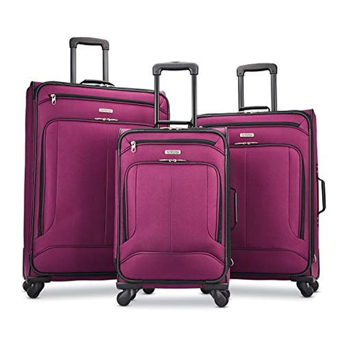 American Tourister Pop Max 3-Piece Softside (SP21/25/29) Luggage Set with Multi-Directional Spinner
