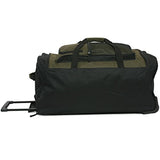 Pacific Coast Signature 30" Large Rolling Lug Duffel Bag, Olive