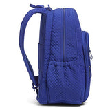 Vera Bradley Iconic Campus Backpack, Microfiber, Gage Blue