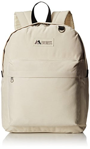 Everest Classic Backpack, Beige, One Size