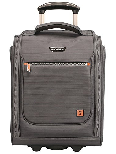 Ricardo Beverly Hills San Marcos 16-Inch Under Seat Rolling Tote, Gray