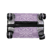 GIOVANIOR Retro Roman Purple Floral Luggage Cover Suitcase Protector Carry On Covers