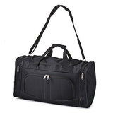 5 Cities Carry On Lightweight Small Hand Luggage Cabin On Flight & Holdalls (Black)